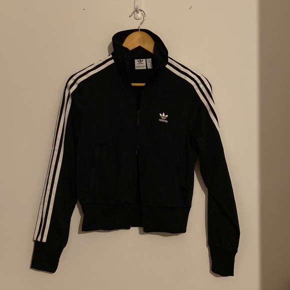 Adidas Cropped Tracksuit Top - Picture 3 of 4